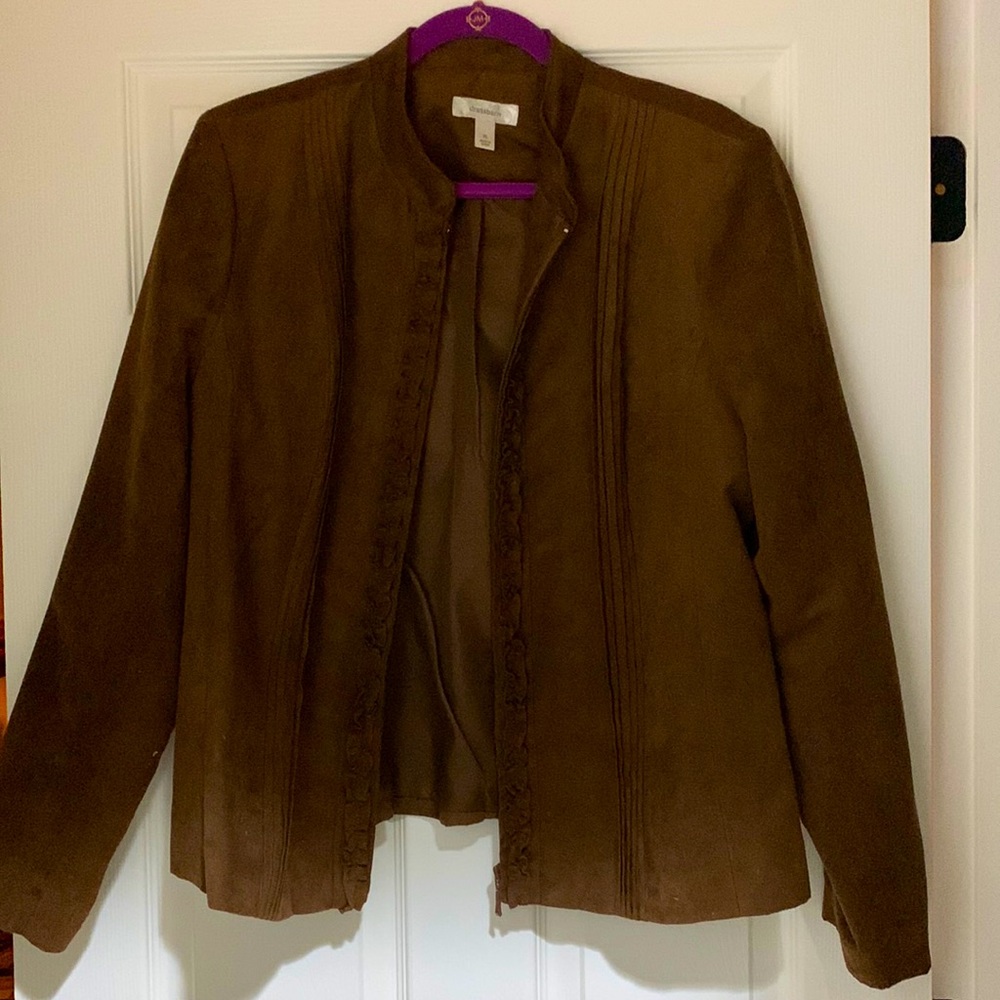 Brown Zip-up Jacket